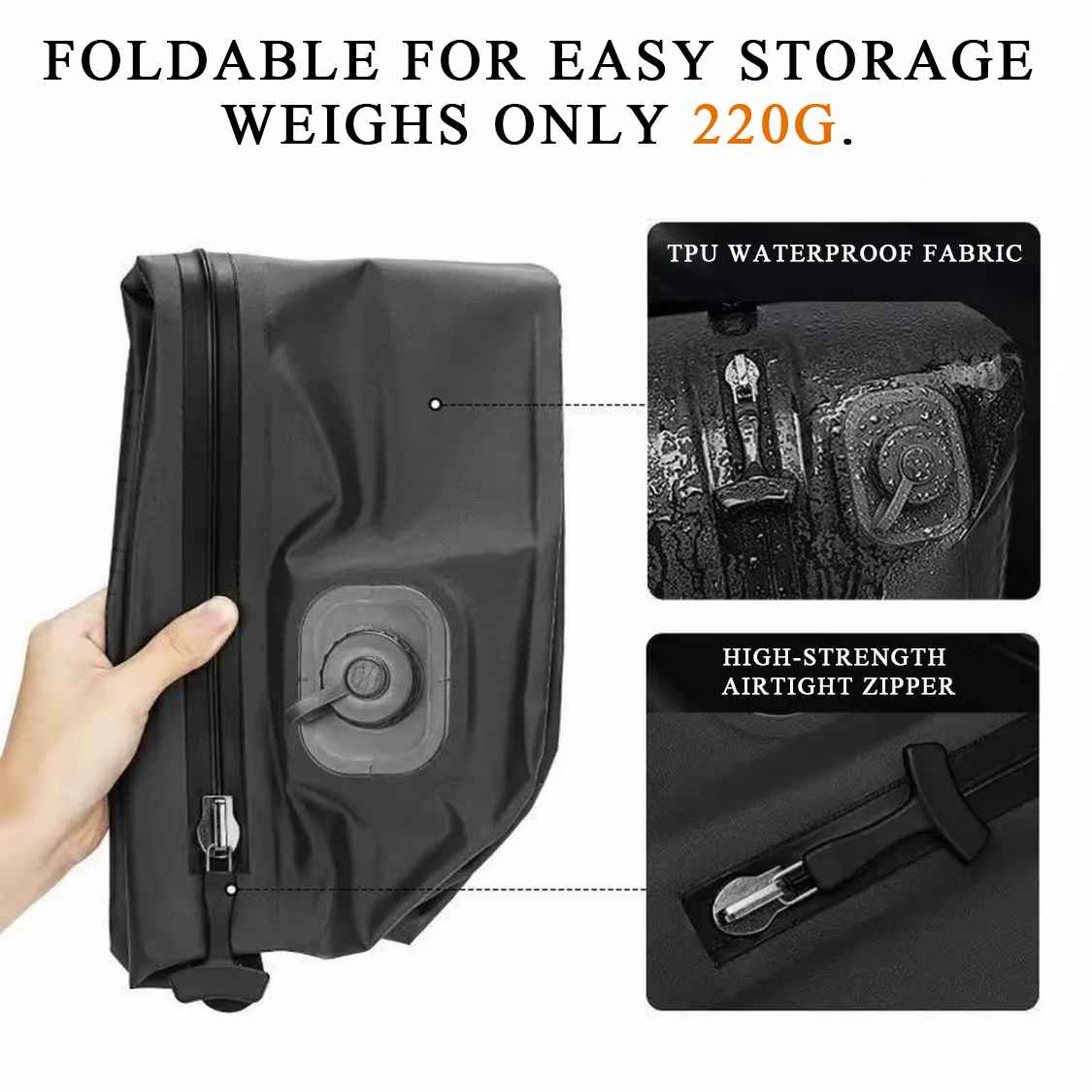 Expandable travel backpack