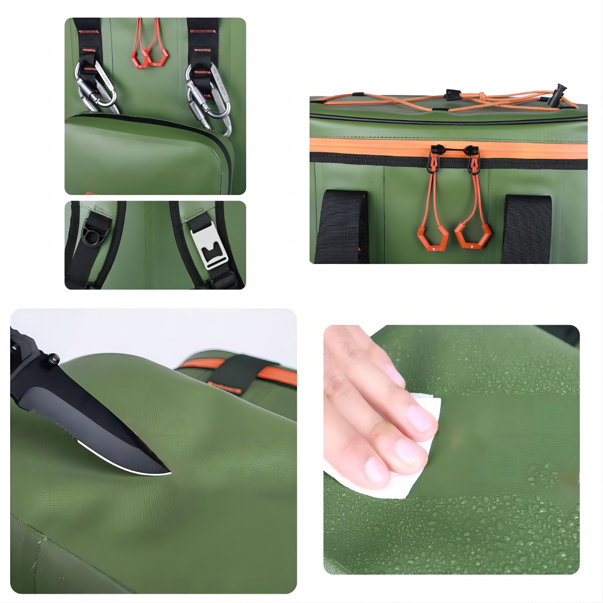 Portable outdoor TPU waterproof cooling picnic bag
