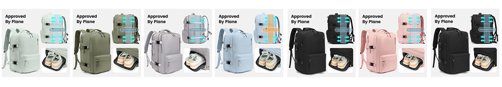 Expandable backpack