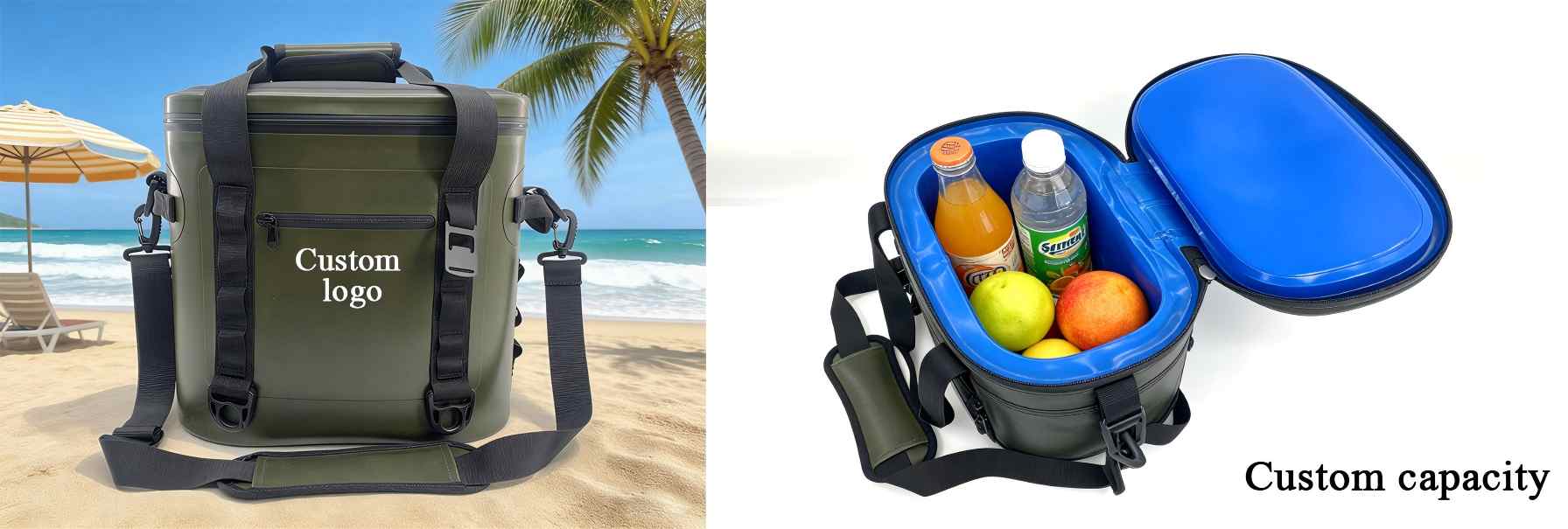 Custom Outdoor Cooler Pack/Cooler Bag – Portable TPU Insulated Cooler Bag with Shoulder Strap
