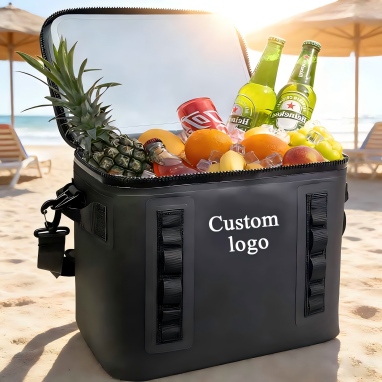Custom TPU Waterproof Insulated Cooler Bag | Large Capacity Portable Ice Pack for Outdoor Camping 
