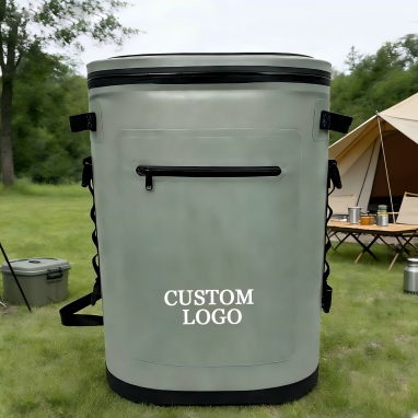 TPU Insulated Backpack Cooler, Portable Leakproof Ice Chest for Camping & Beach