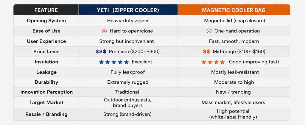 Magnetic Insulated Bag